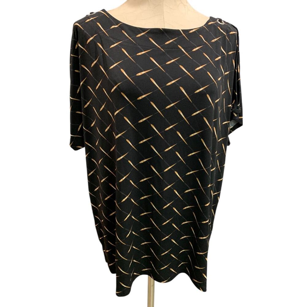 2x Notations Womens Pullover Shirt Split Sleeve R… - image 2